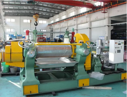 400MM Rolrubber die Materiaal Rubber het Mengen zich Machine voor Stevig Silicone samenstellen