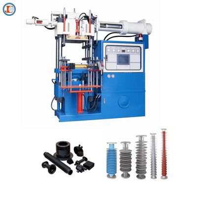 Hoog nauwkeurige 600 ton horizontale rubber injectie gietmachine Twee voedingssysteem