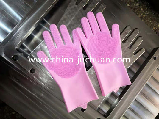 Silicone vaatwashandschoenen maken vacuüm compressie gietmachine