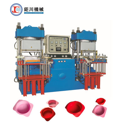 5.5*2-11KW Blauwe kleur vacuüm rubber siliconepress machine voor het maken van keukenproducten
