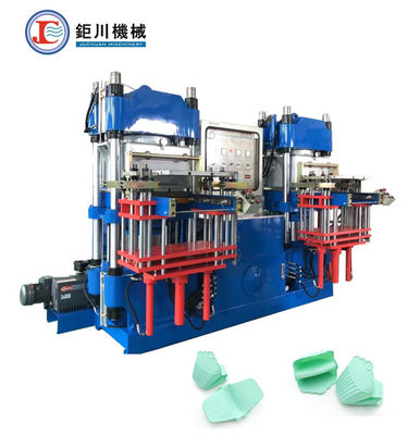 5.5*2-11KW Blauwe kleur vacuüm rubber siliconepress machine voor het maken van keukenproducten