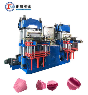 5.5*2-11KW Blauwe kleur vacuüm rubber siliconepress machine voor het maken van keukenproducten