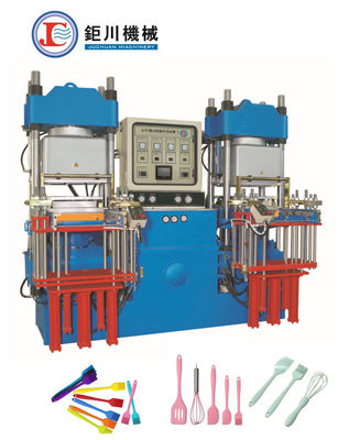 5.5*2-11KW Blauwe kleur vacuüm rubber siliconepress machine voor het maken van keukenproducten