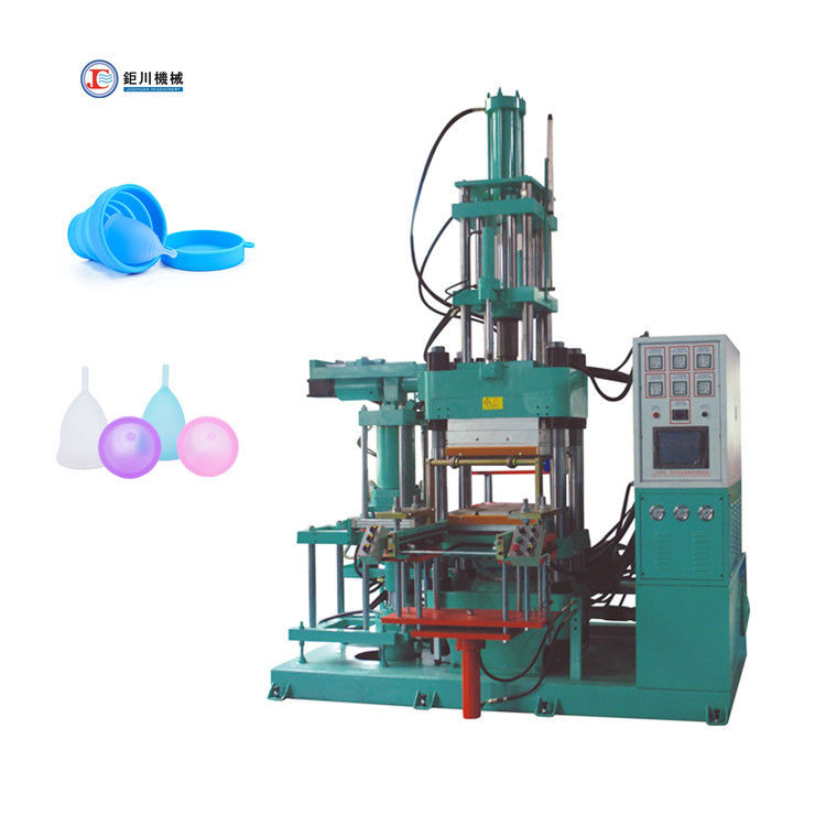 Verticale siliconen menstruatiekoppeninspuitmachine/machine voor het maken van andere rubberproducten