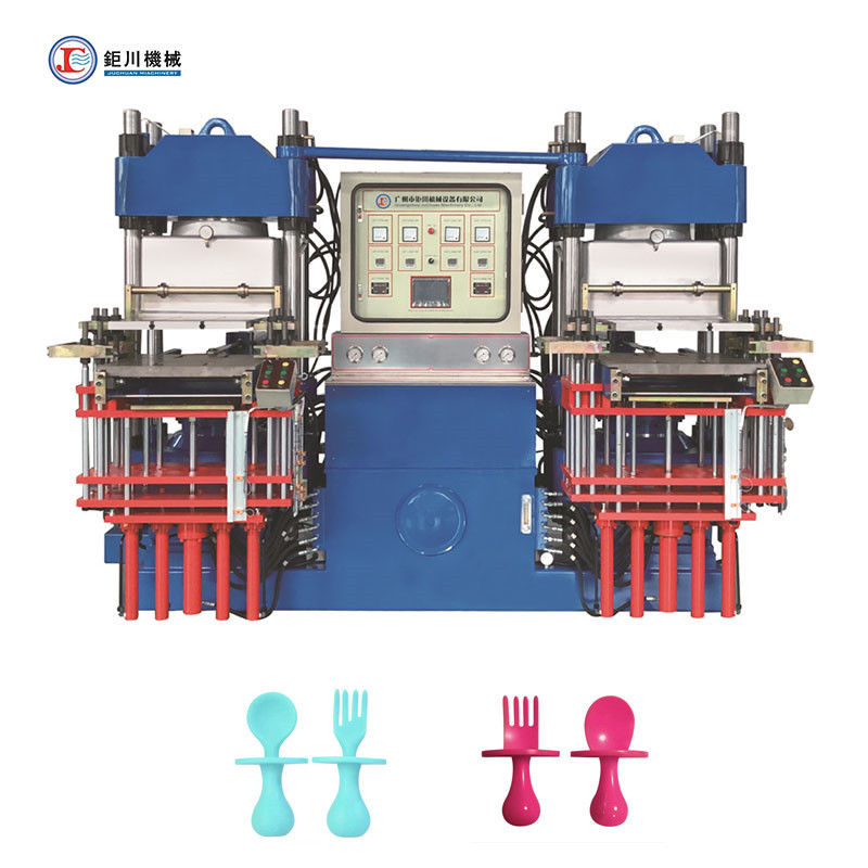 Silicone vormmachine/vacuümcompressie gietmachine voor het maken van siliconen voedingsvorken en lepels
