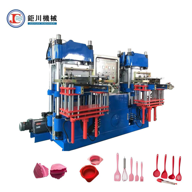 Hoge kwaliteit Blauwe kleur Rubber Silicone warmpers machine voor het maken van keukenproducten auto-onderdelen
