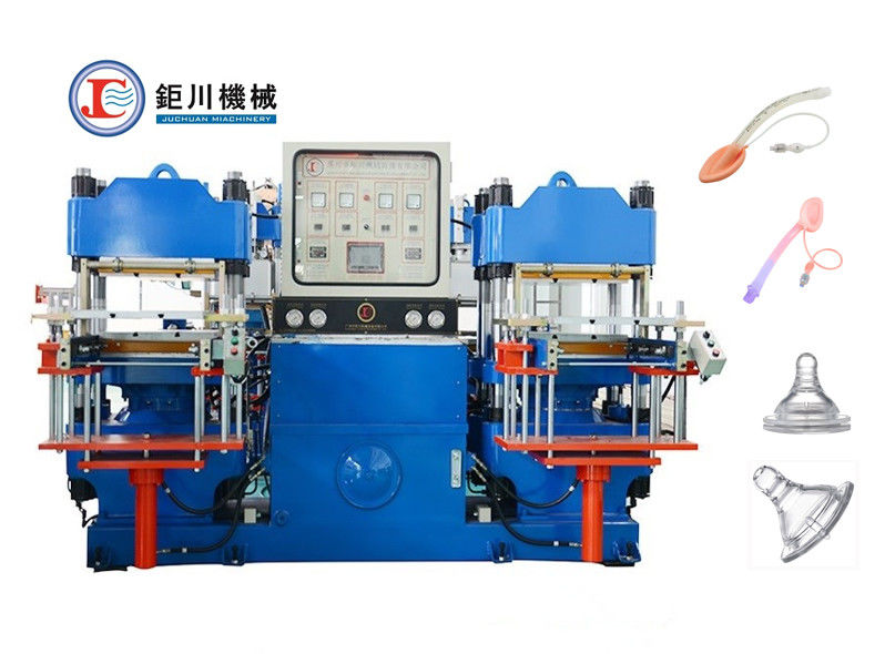 100 ton - 1200 ton China Fabrieksprijs Wit of blauw Hydraulische warmpersmachine voor het maken van medisch rubberstop
